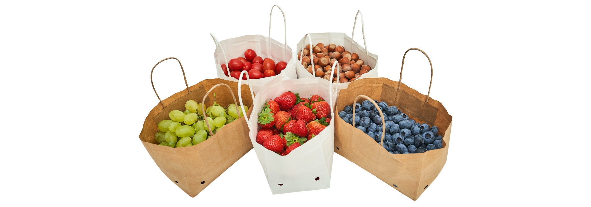 torebki papierowe kraft do owoców i warzyw